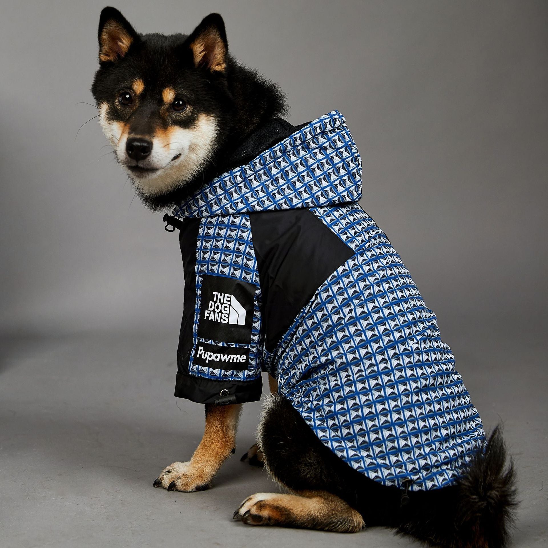 The Dog Fans Regenjacke kariert in 3 verschiedenen Farben